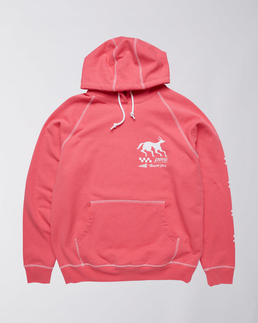 under pink waters hooded sweatshirt