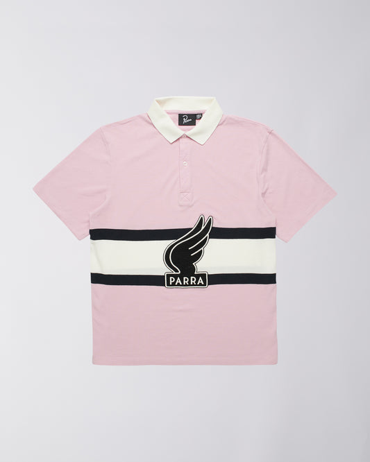 winged logo polo shirt