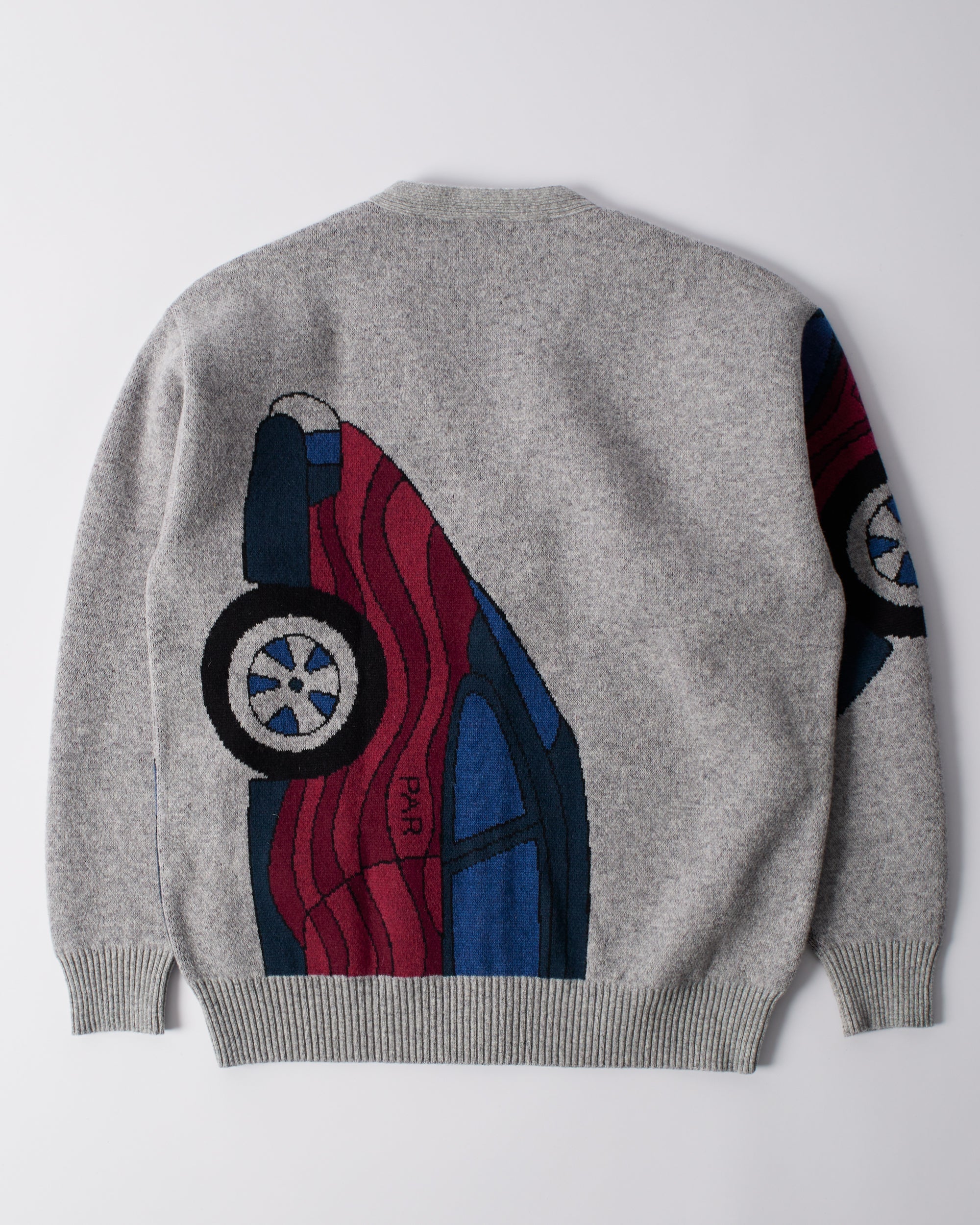 No parking knitted cardigan – by Parra USA