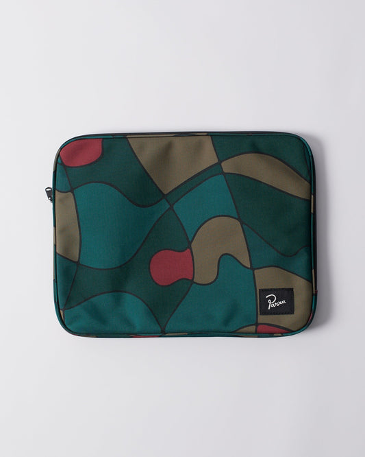 Trees in wind laptop sleeve