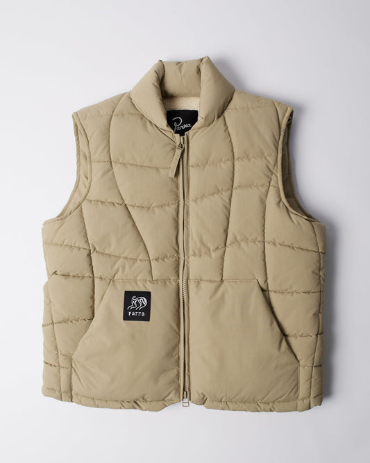 Waved alien puffer vest